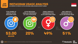 Analisis Penggunaan Instagram di Indonesia